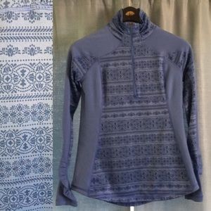 Carlia long sleeve, form fitting, pull over.